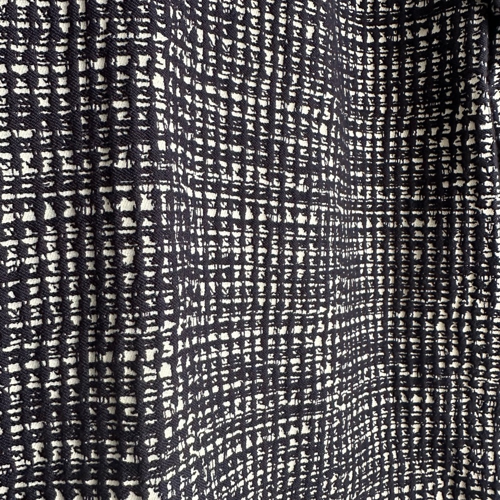 LAFAYETTE148 New York Navy White Textured Open Front Jacket Sz S - Picture 7 of 7